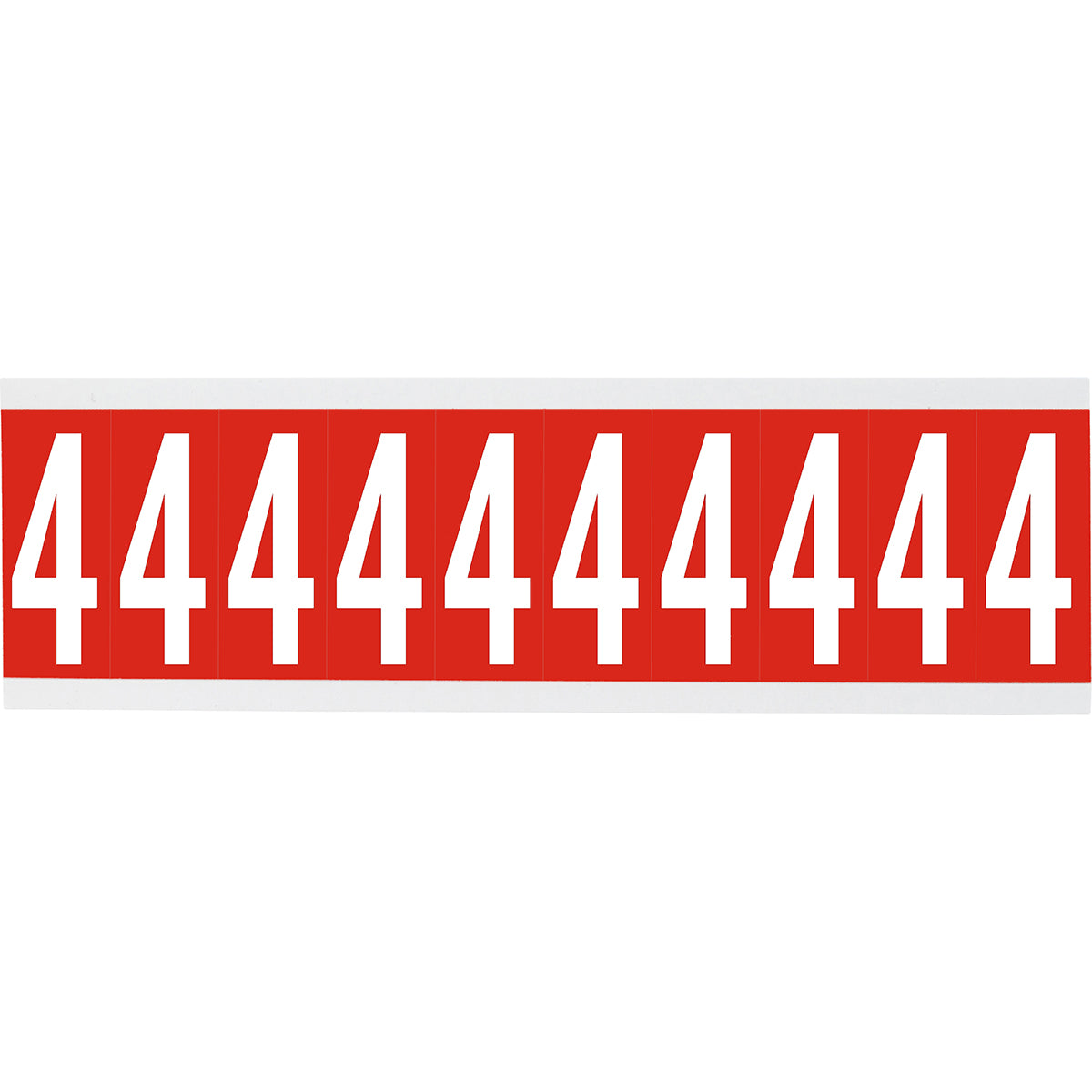 Brady CNL2R 4 Identical numbers and letters on one card for indoor use 911962