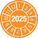 Brady DATE INSPECTION LBLS B-429 2025 -DIA 15 Tamper-evident Inspection Date Labels  Year 2025 834152