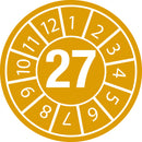 Brady DATE INSPECTION LBLS B-429 27 -DIA 15 Tamper-evident Inspection Date Labels  Year 27 834050