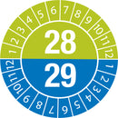 Brady DATE INSPECTION LBLS B-429 28/29 -DIA 20 Tamper-evident Inspection Date Labels  Year 28/29 834087