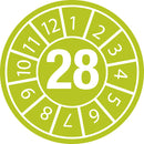 Brady DATE INSPECTION LBLS B-429 28 -DIA 15 Tamper-evident Inspection Date Labels  Year 28 834054