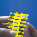 Brady BPTRDS-16x4,4-7696-YL Thermal Transfer Printable Rigid DuraSleeve Wire Marking Inserts 622073