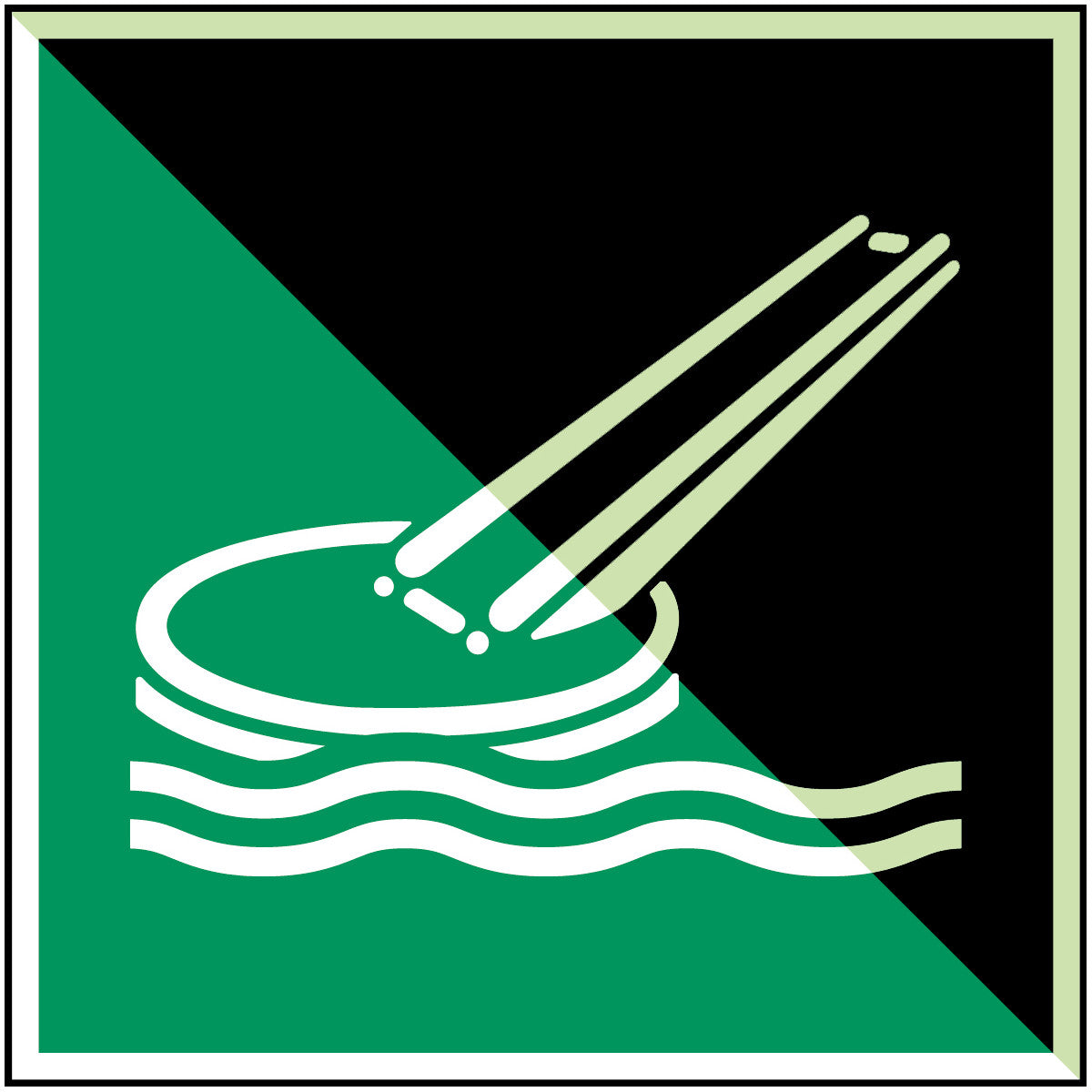 Brady E/E054/Nt-Alu-Pholumc-200X200/1-B Marine evacuation slide - ISO 7010 135243