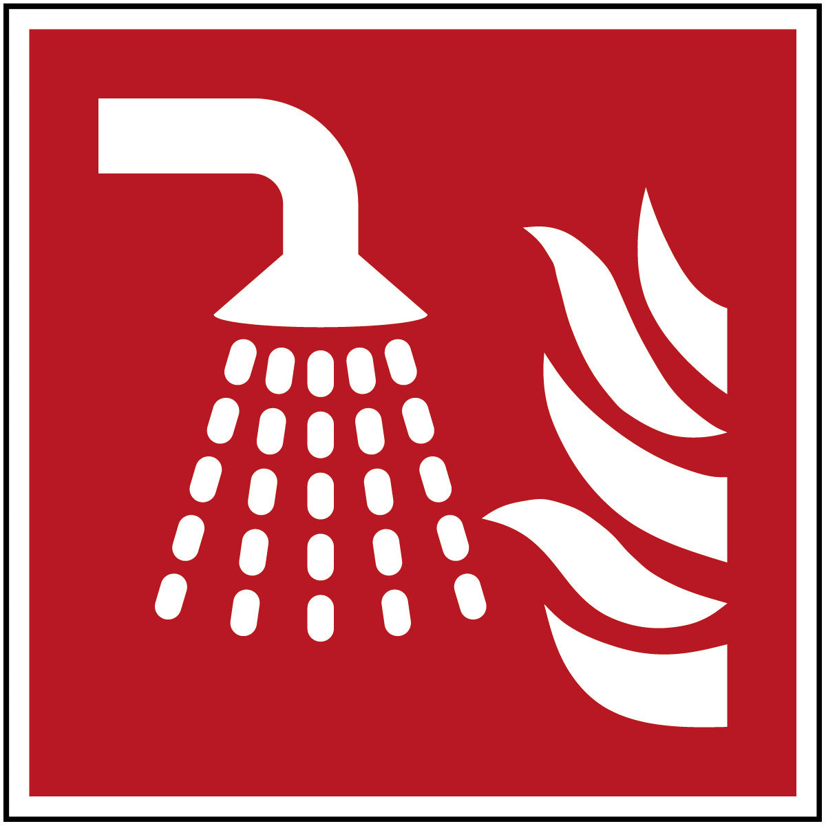 Brady F/F011/Nt-Sa-100X100/1-B Water fog applicator - ISO 7010 135955