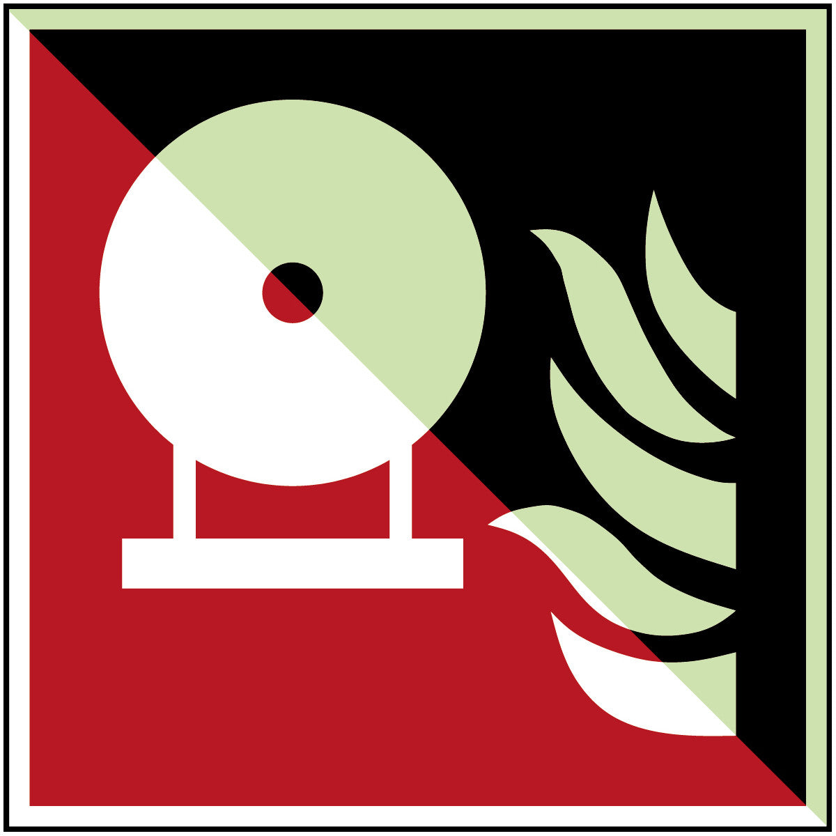 Brady F/F013/Nt-Sa-Pholumb-200X200/1-B Fixed fire extinguisher bottle - ISO 7010 136032
