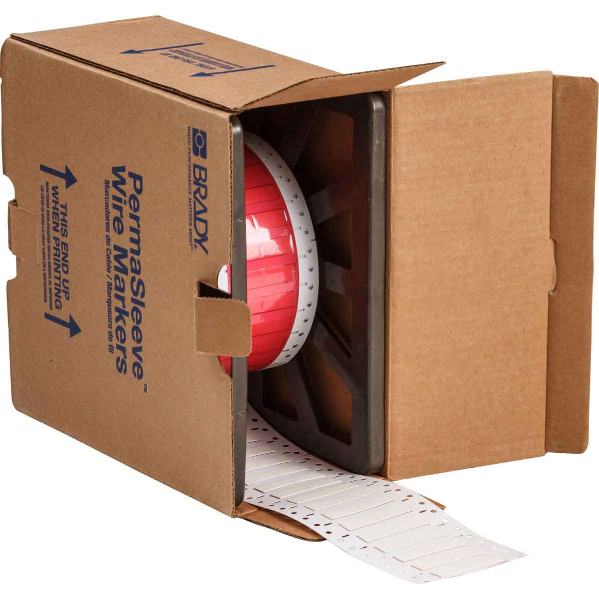 Brady HX-250-2-WT-2 PermaSleeve Wire Marking Sleeves 117076