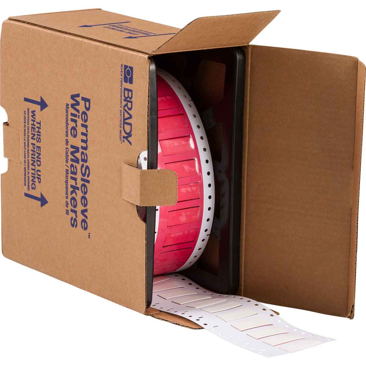 Brady HX-375-150-WT-2 PermaSleeve Wire Marking Sleeves 117080
