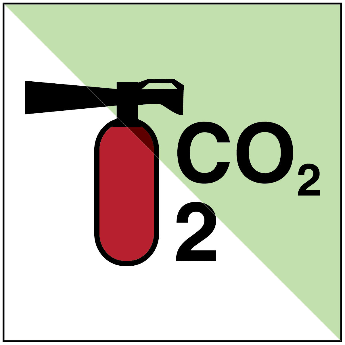 Brady F/Imo182-Sa-Pholumb-150X150/1-B Portable fire extinguisher CO2/2 - IMO 195440