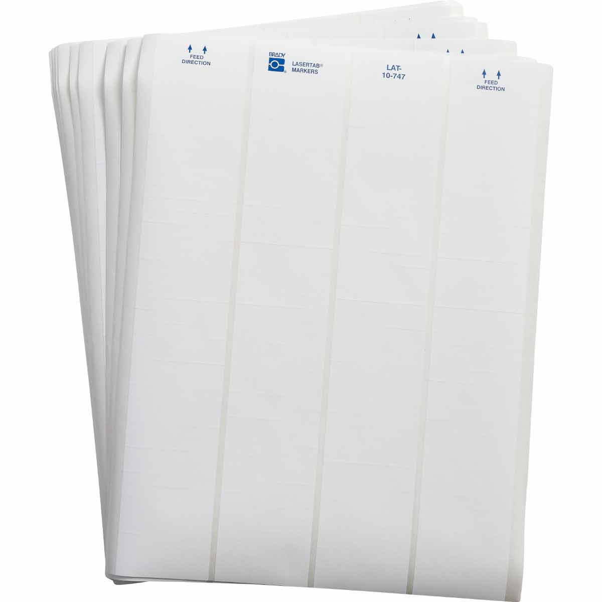 Brady LAT-10-747-10 LaserTab Laser Printable Labels 029727