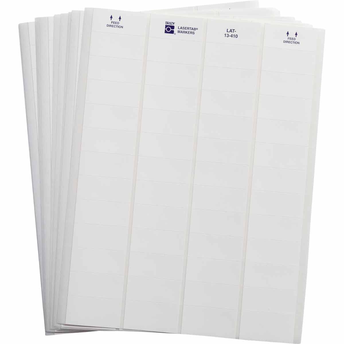 Brady LAT-13-410-2.5 LaserTab Laser Printable Labels 024568