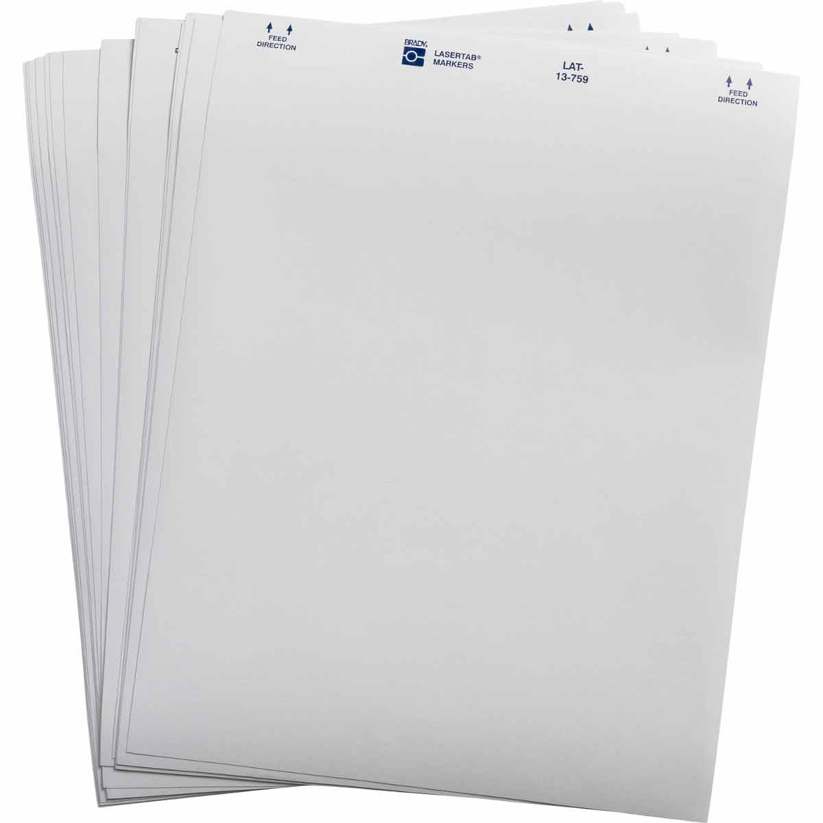 Brady LAT-13-759-2.5 LaserTab Laser Printable Labels 029753
