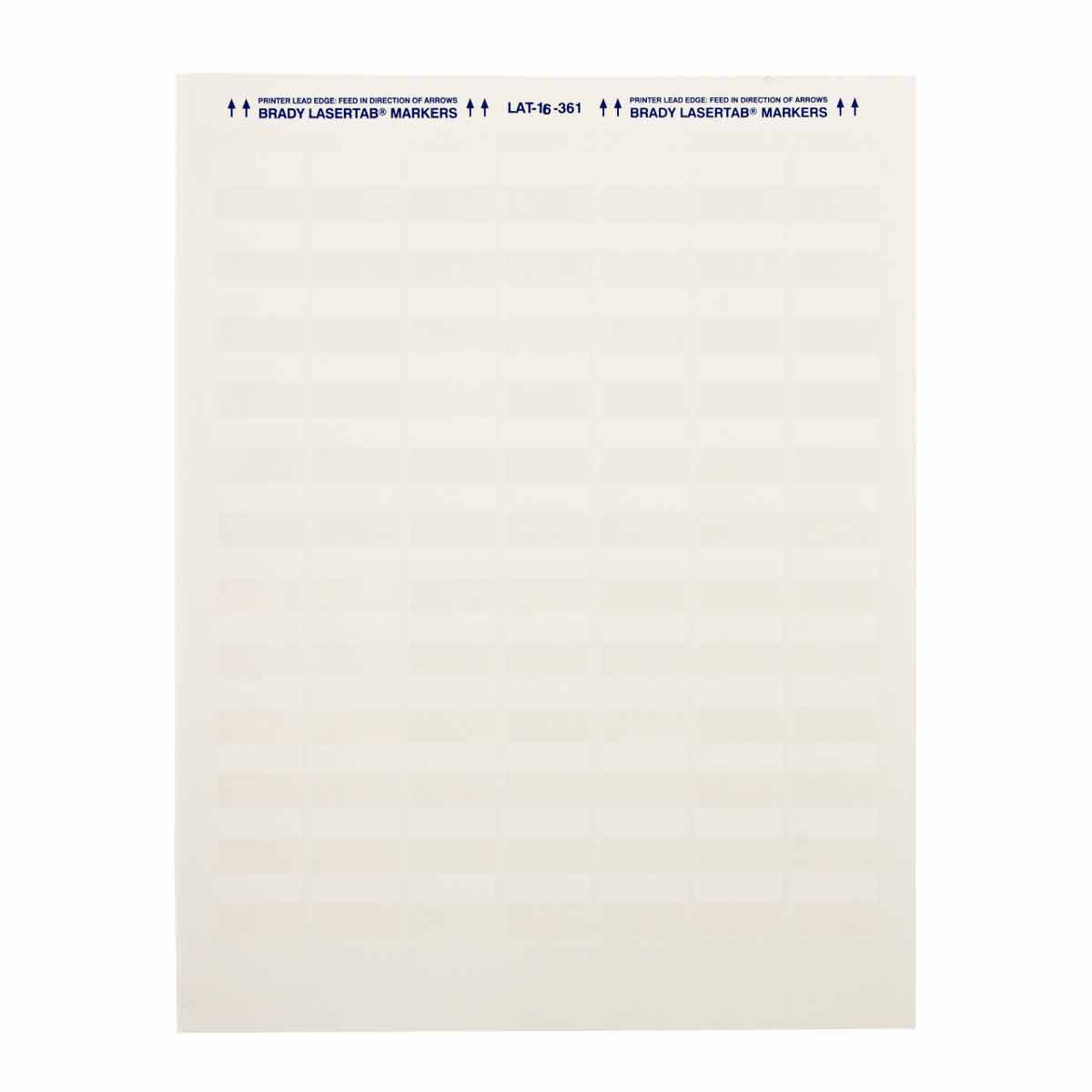 Brady LAT-16-361-1 LaserTab Laser Printable Labels 024565