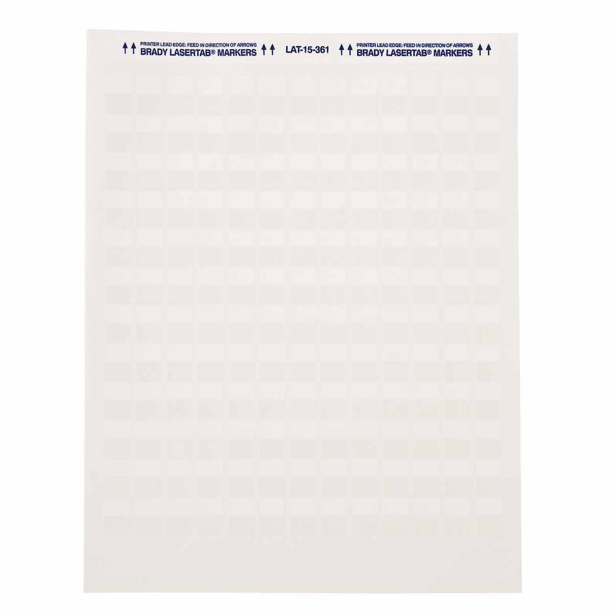 Brady LAT-17-361-1 LaserTab Laser Printable Labels 024566
