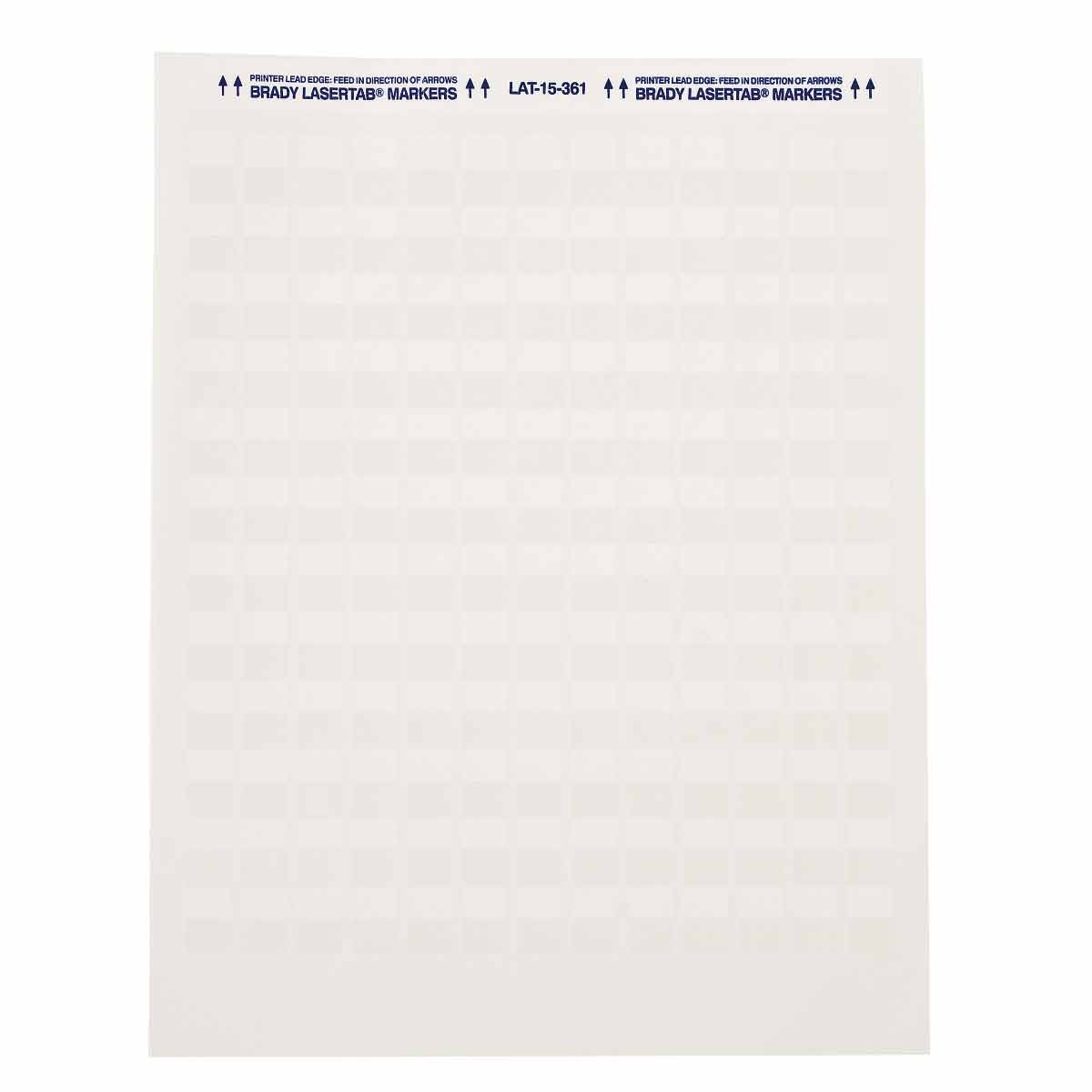 Brady LAT-18-361-1 LaserTab Laser Printable Labels 024570