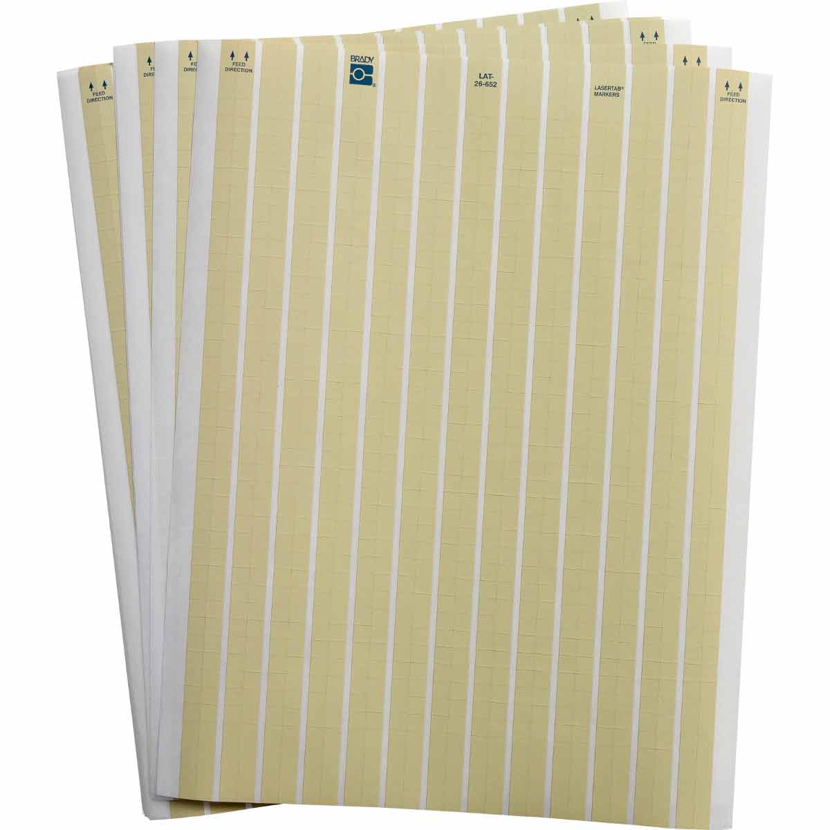 Brady LAT-26-652-10 LaserTab Laser Printable Labels 029765