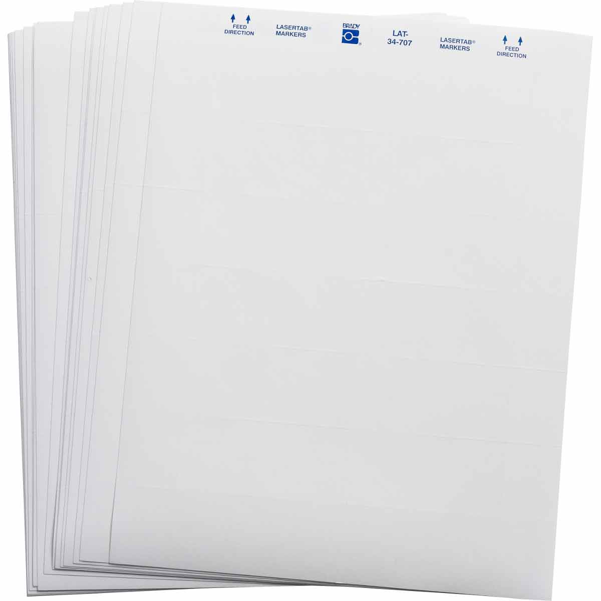 Brady LAT-34-707-1 LaserTab Laser Printable Labels 029836