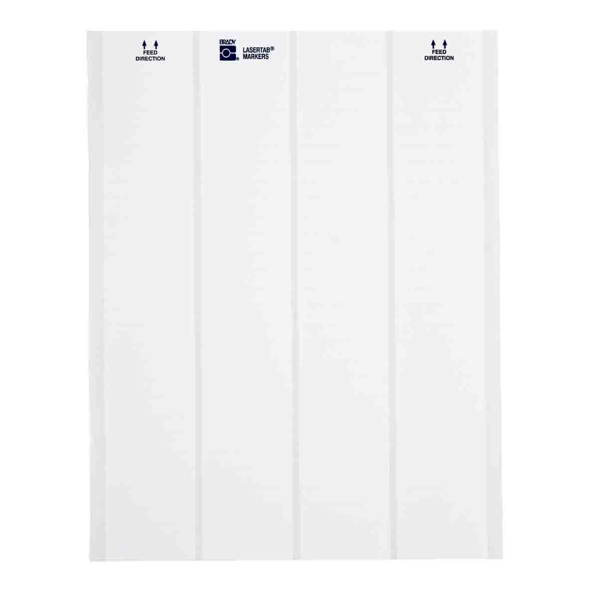 Brady LAT-40-799-5 LaserTab Laser Printable Labels 029685