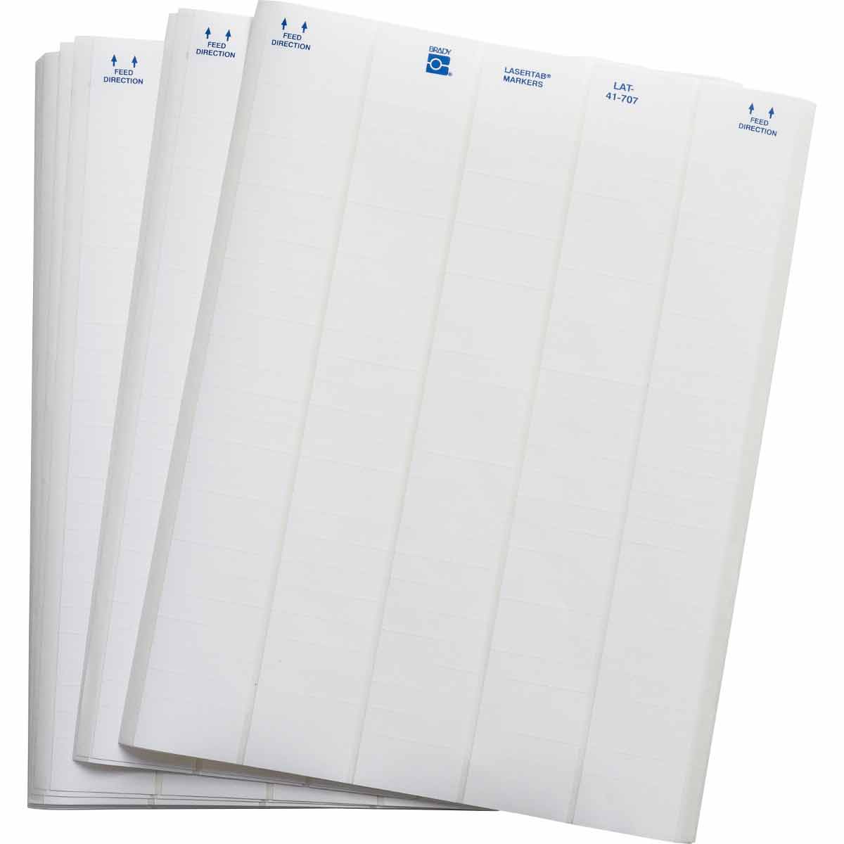 Brady LAT-41-707-10 LaserTab Laser Printable Labels 029838