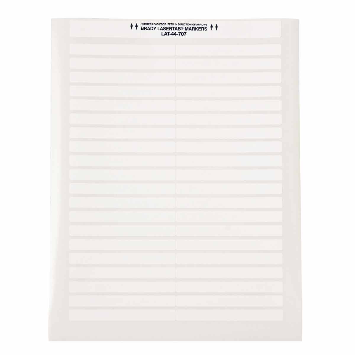 Brady LAT-44-707-2.5 LaserTab Laser Printable Labels 029829