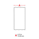 Brady M6C-750-499 Aggressive Adhesive Multi-Purpose Nylon Labels for M610, M611 and BMP61 174165