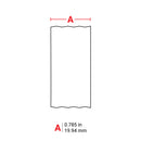 Brady PTL-59-412 Polypropylene Tag For M611, Bmp61 And Bmp71 018744