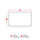 Brady THT-1-719-10 Thermal Transfer Printable, static dissipative polyimide labels 134303