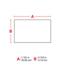 Brady BM-30-390 DuraSleeve Wire Marking Inserts for M610, M611, BMP61, M710 and BMP71 176281