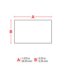 Brady THT-44-724-10 Thermal Transfer Printable Labels 139879