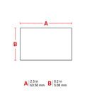 Brady THT-142-481-2.5 Thermal Transfer Printable Labels 116409