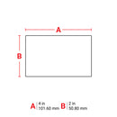 Brady THT-55-423-1-YL Thermal Transfer Printable Labels 132417