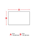 Brady B33-25-424 Paper Labels For Bbp33/I3300 Printers 143069