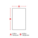 Brady J20-261-7425J Polypropylene Labels For J2000 Printer 150541