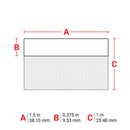 Brady PTL-104-427 Self-Laminating Vinyl Labels For M611, Bmp61 And Bmp71 062351