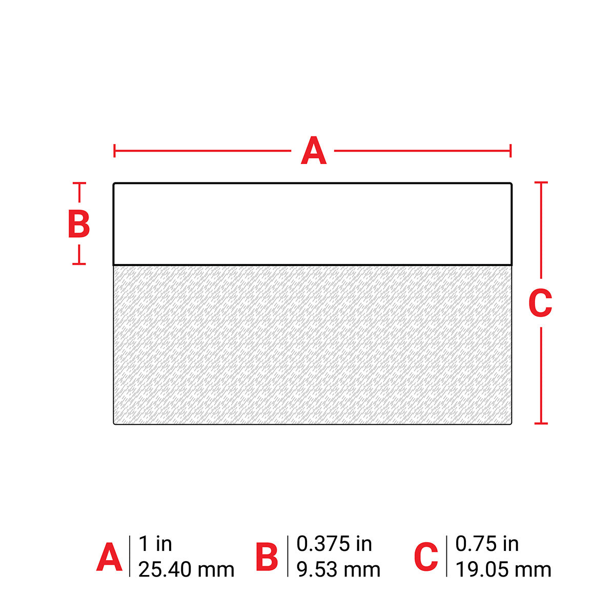 Brady M21-18-427 Self-laminating Vinyl Labels for M210 and M211 Portable Label Printers 152084
