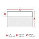 Brady M21-18-427 Self-laminating Vinyl Labels for M210 and M211 Portable Label Printers 152084