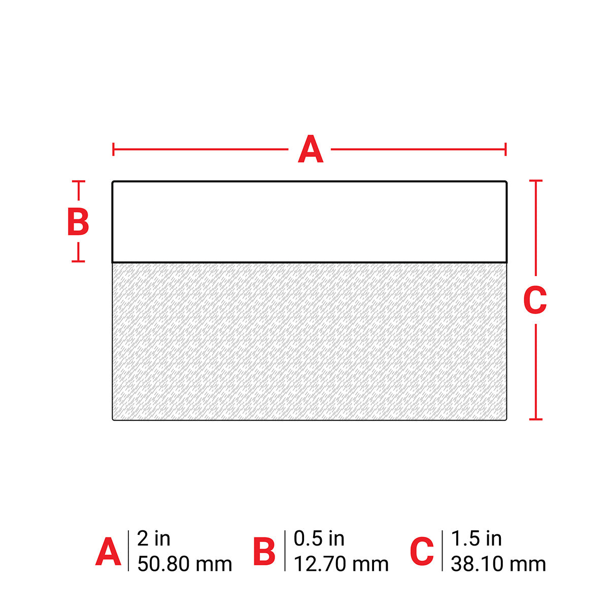 Brady BM71-107-427 Bulk Self-Laminating Vinyl Labels For M611, Bmp61 And Bmp71 115029
