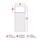 Brady M21-11-427 Self-laminating Vinyl Labels for M210 and M211 Portable Label Printers 152083