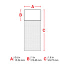 Brady M6-201-461 Self-Laminating Cryogenic Polyester Labels for M610, M611 and BMP61 174091