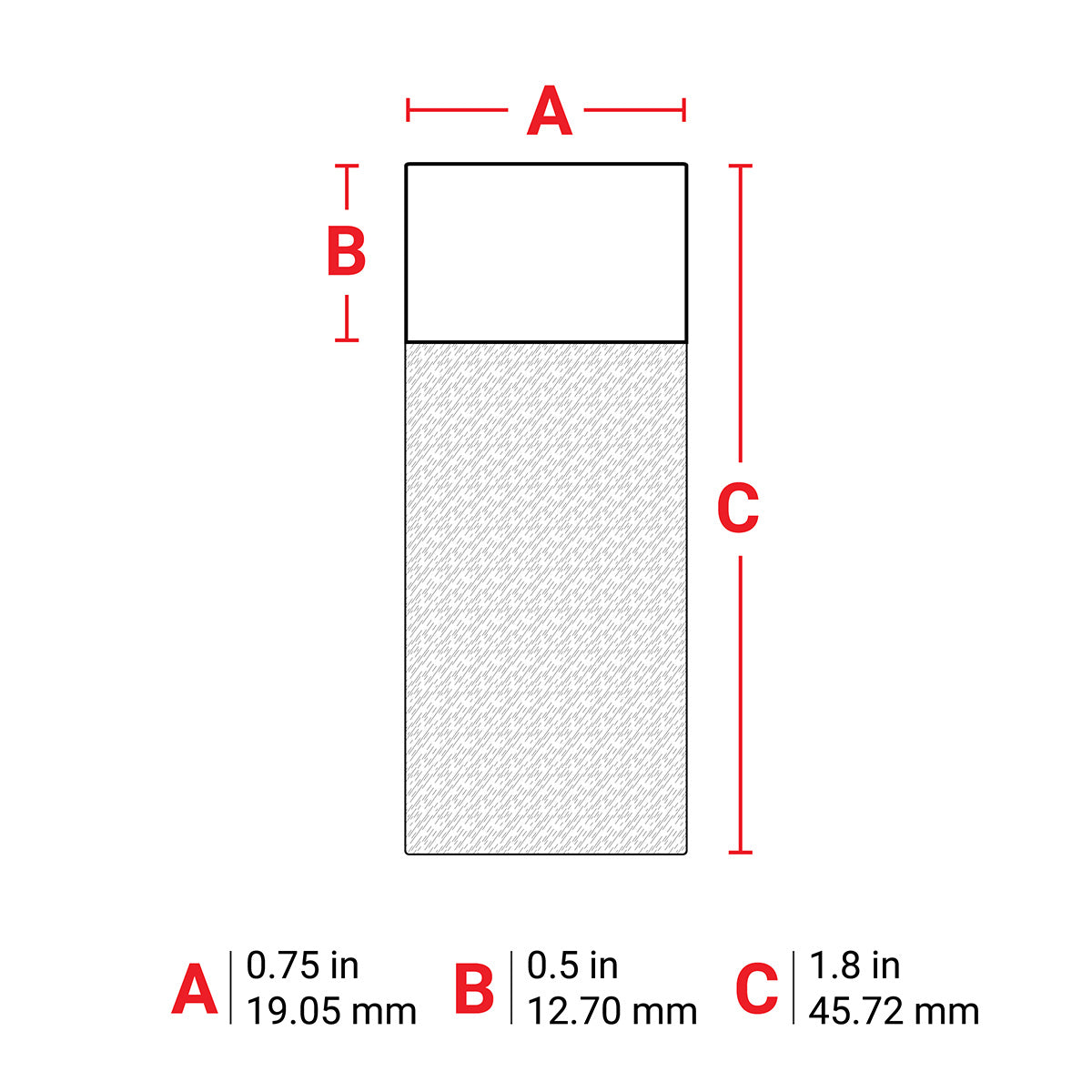 Brady THT-123-461-1.5-SC<TableFootnote></TableFootnote> Thermal Transfer Printable Labels 116387