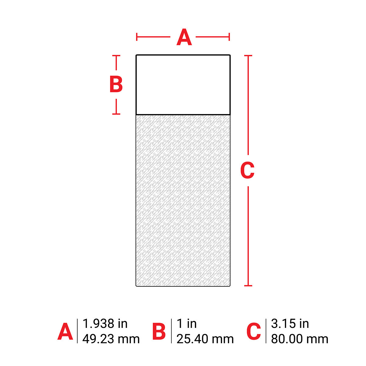 Brady M7-66-427 Self-Laminating Vinyl Wrap Around Labels for M710 and BMP71 174640