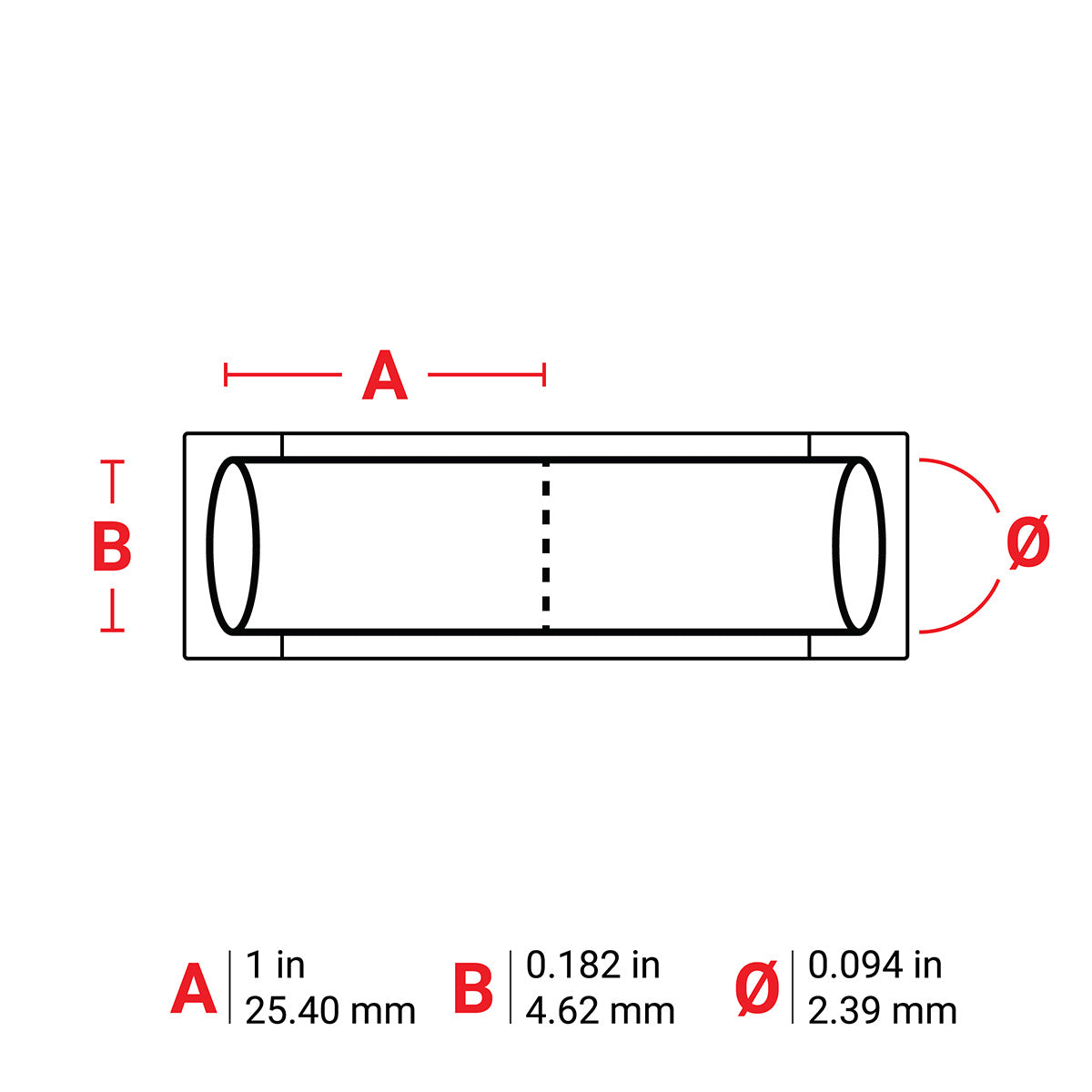 Brady 3PS-094-2-WT-S-2 PermaSleeve Wire Marking Sleeves 622024