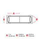 Brady HX-375-2-WT-2 PermaSleeve Wire Marking Sleeves 117081