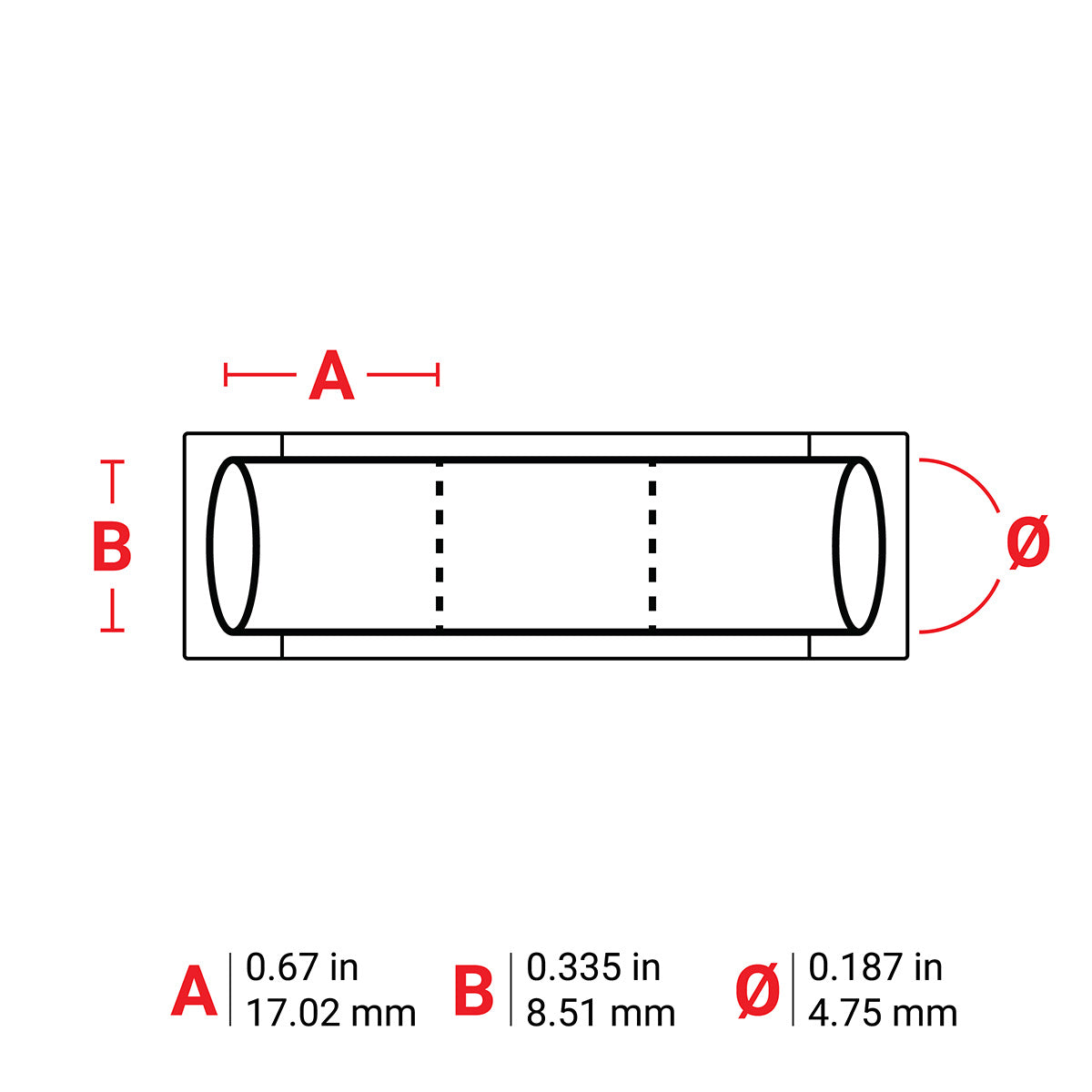Brady PS-187-2-WT-S-3 PermaSleeve Wire Marking Sleeves 104745