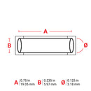 Brady M-125-075-342 Bmp41/Bmp51/Bmp53 Labelmaker Permasleeve Wiremarker Sleeves 131611