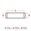 Brady M-375-075-342 Bmp41/Bmp51/Bmp53 Labelmaker Permasleeve Wiremarker Sleeves 131612