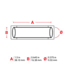 Brady HX-375-150-WT PermaSleeve Wire Marking Sleeves 117082