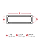 Brady HX-750-150-WT PermaSleeve Wire Marking Sleeves 117092