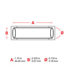 Brady BM71-125-175-342YL Bulk Permasleeve Wire Marker Sleeves For M611, Bmp61 And Bmp71 115009