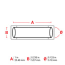 Brady BM71-125-1-342 Bulk Permasleeve Wire Marker Sleeves For M611, Bmp61 And Bmp71 115010
