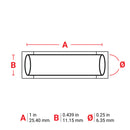 Brady BM71-250-1-342-YL Bulk Permasleeve Wire Marker Sleeves For M611, Bmp61 And Bmp71 142707